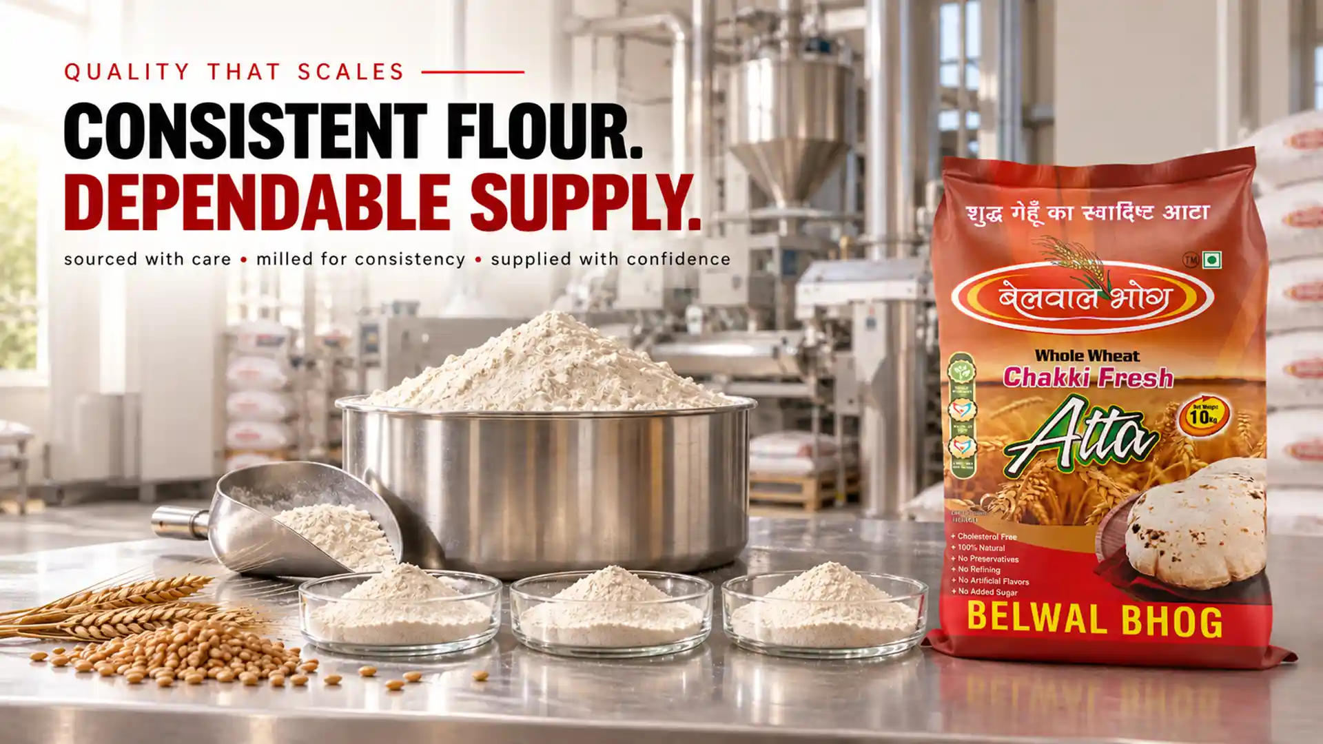 Reliable bulk flour supply begins with consistent quality and dependable sourcing