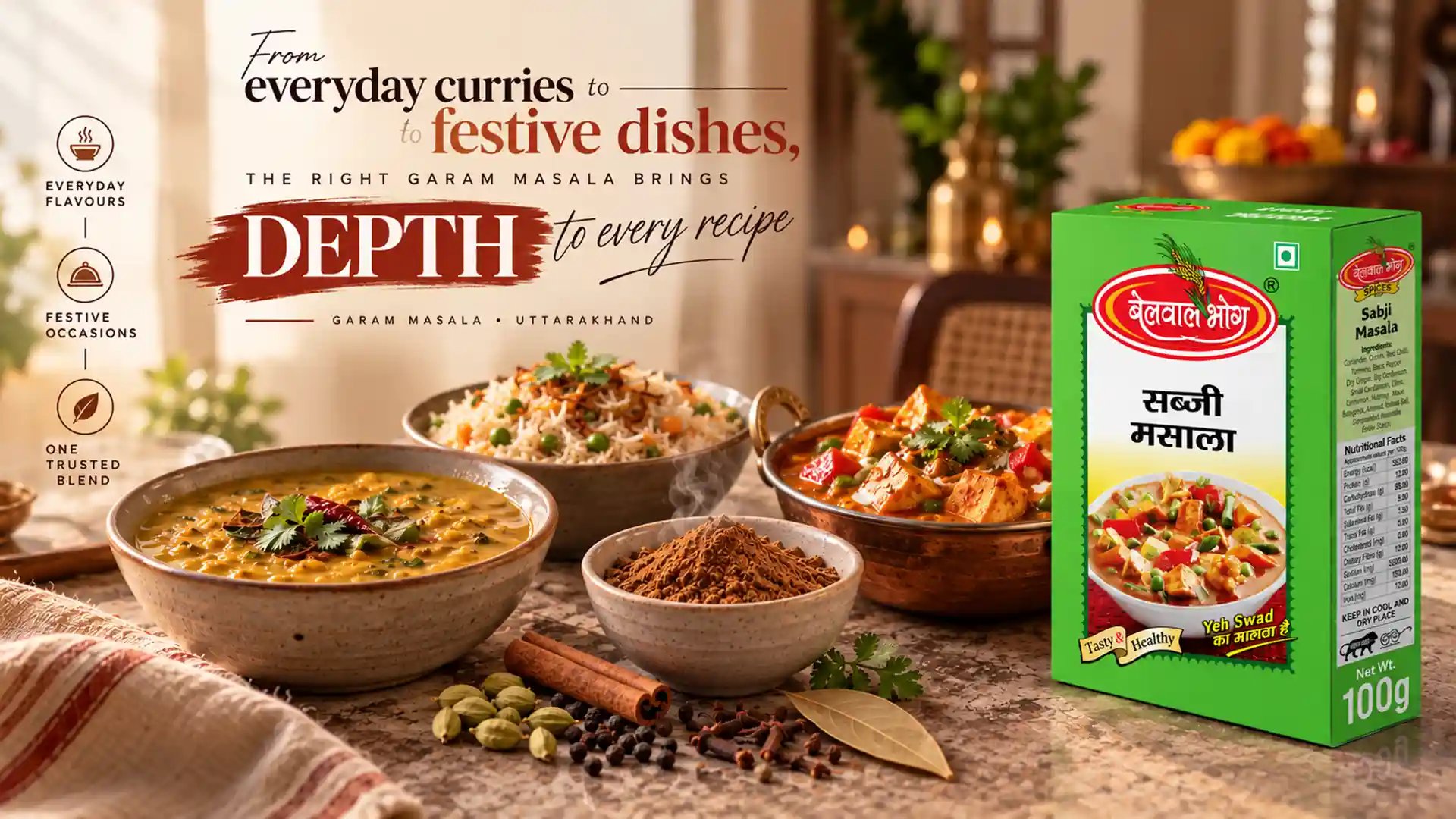 From everyday curries to festive dishes, the right garam masala brings depth to every recipe