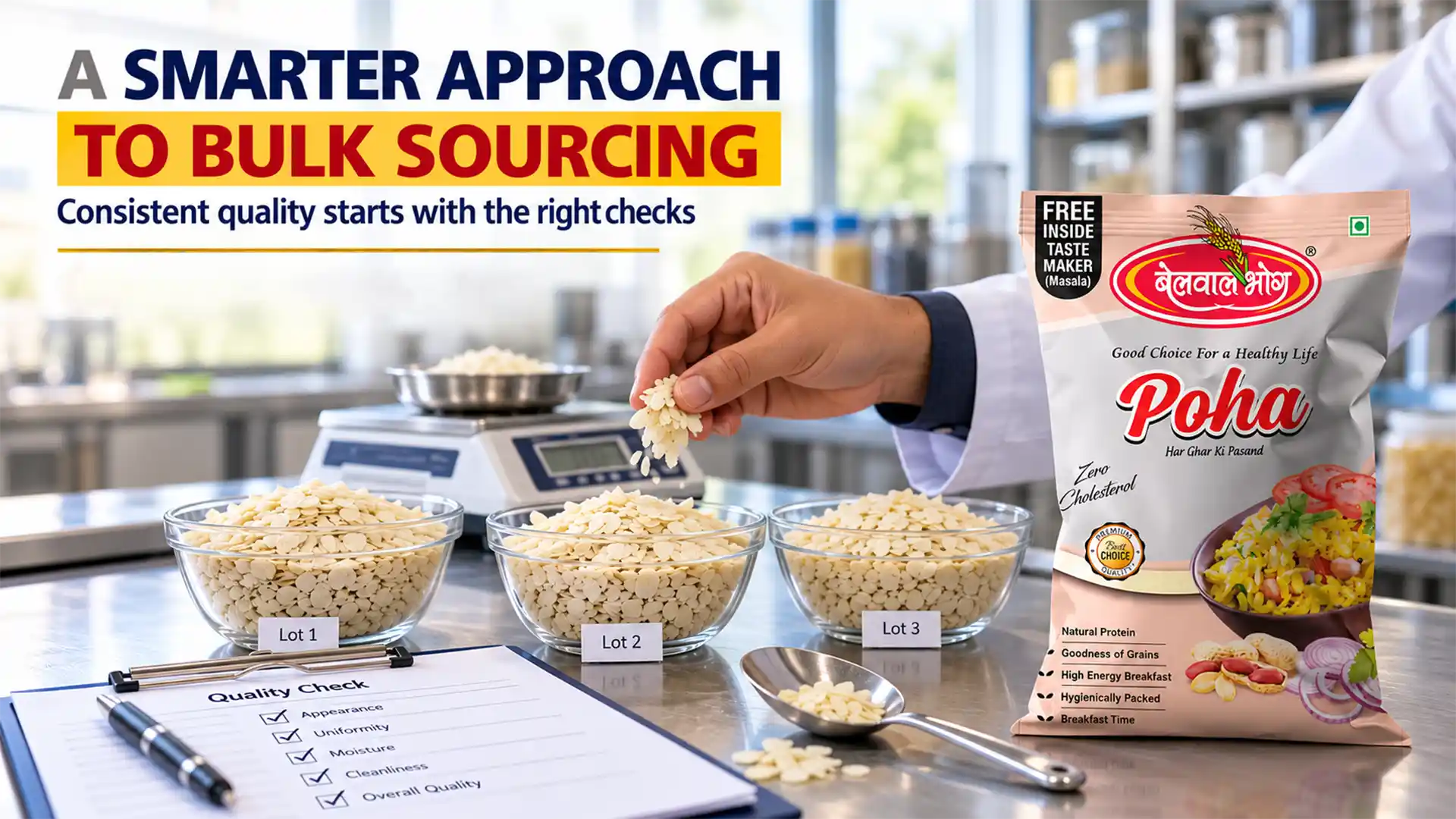 A smarter approach to sourcing quality poha in bulk for consistent supply