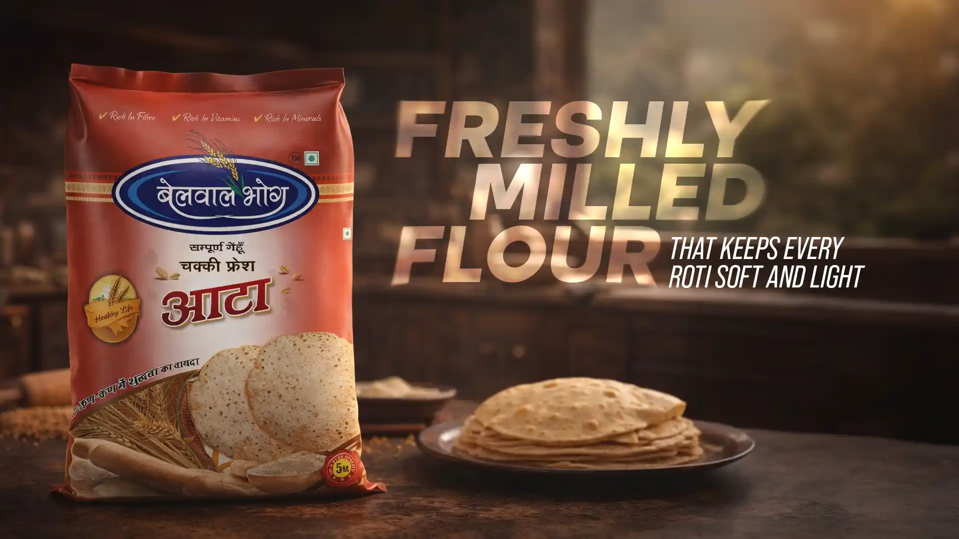 Freshly Milled Flour That Keeps Every Roti Soft and Light