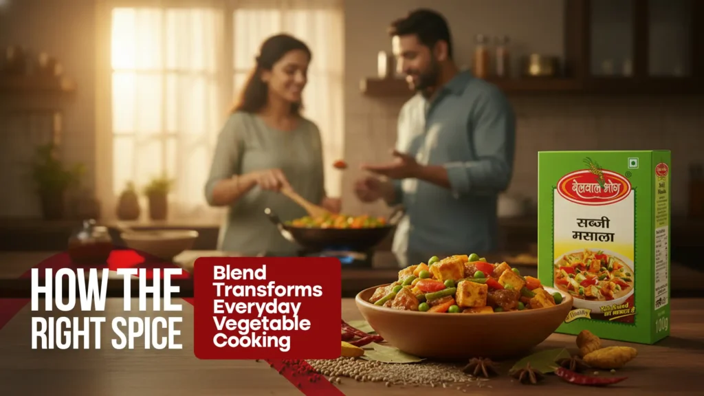 Best sabji masala brand in Kashipur enhancing flavour of everyday vegetable dishes in Indian home cooking