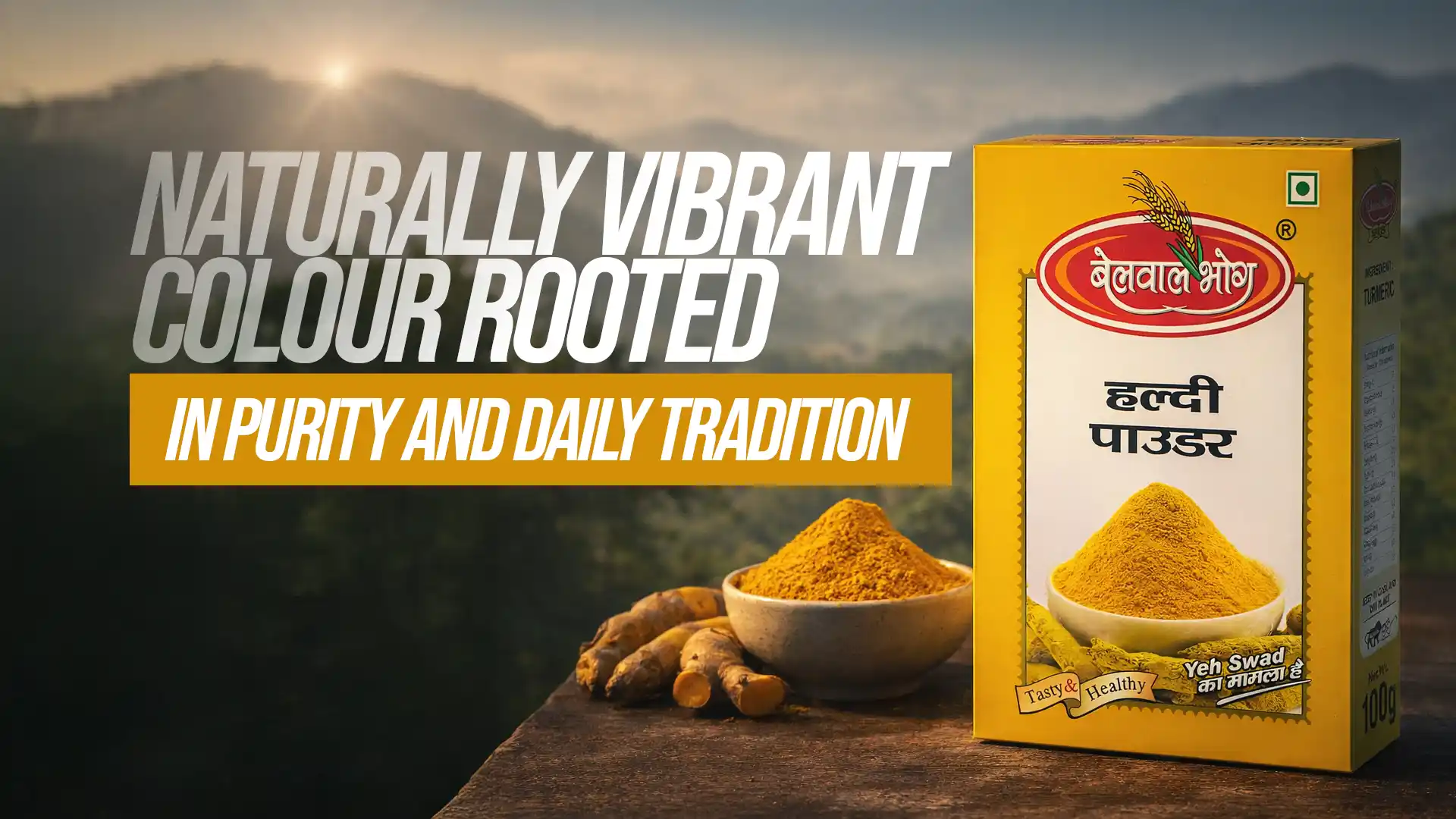 Naturally Vibrant Colour Rooted in Purity and Daily Tradition