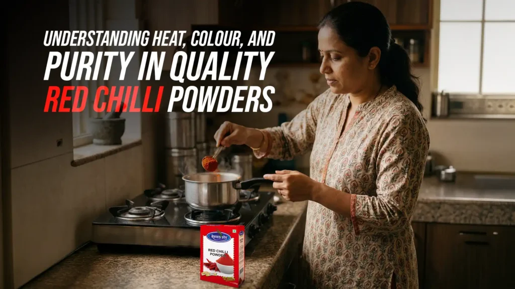 Home cooking with the best red chilli powder brand in Uttarakhand, known for natural colour, heat balance, and purity