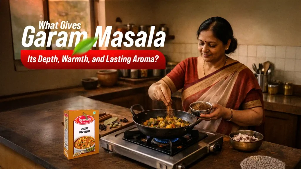 Best Garam Masala brand in Uttarakhand being used in traditional home cooking for rich aroma and balanced flavour