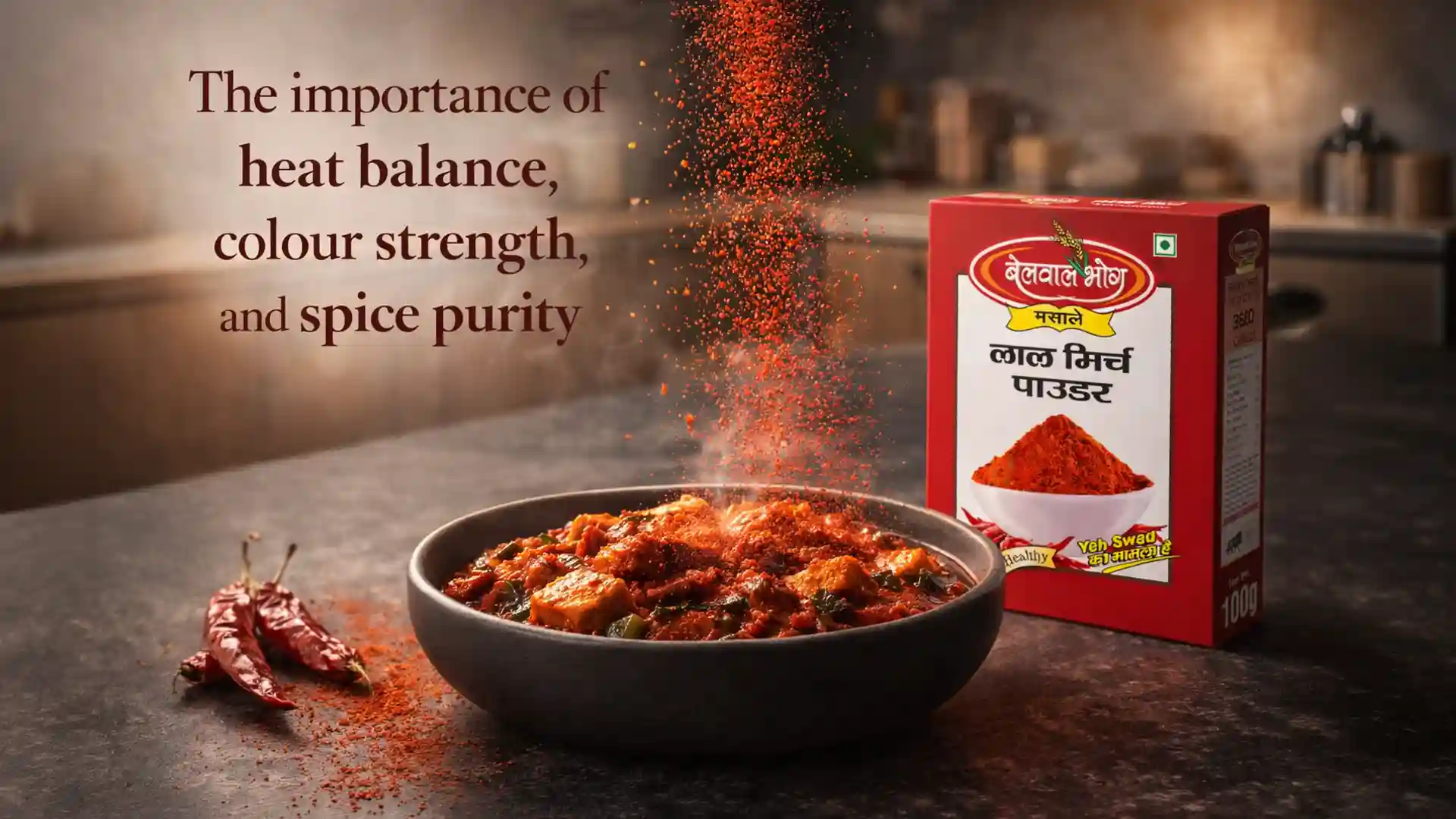 The importance of heat balance, colour strength, and spice purity