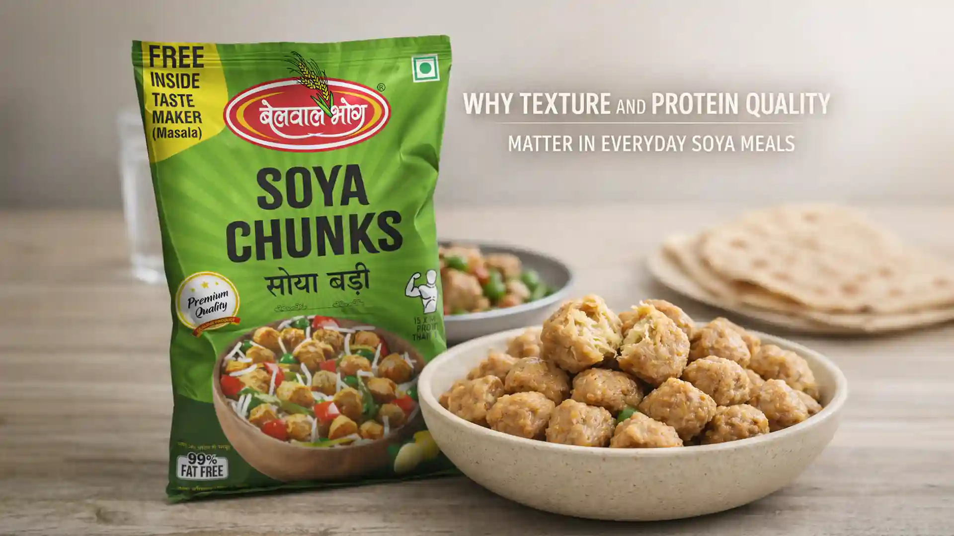 Why texture and protein quality matter in everyday soya meals
