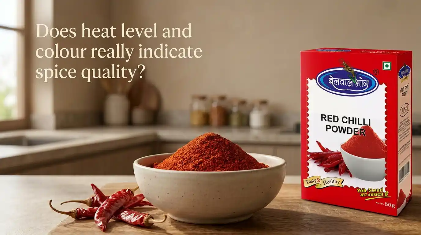 Does heat level and colour really indicate spice quality?