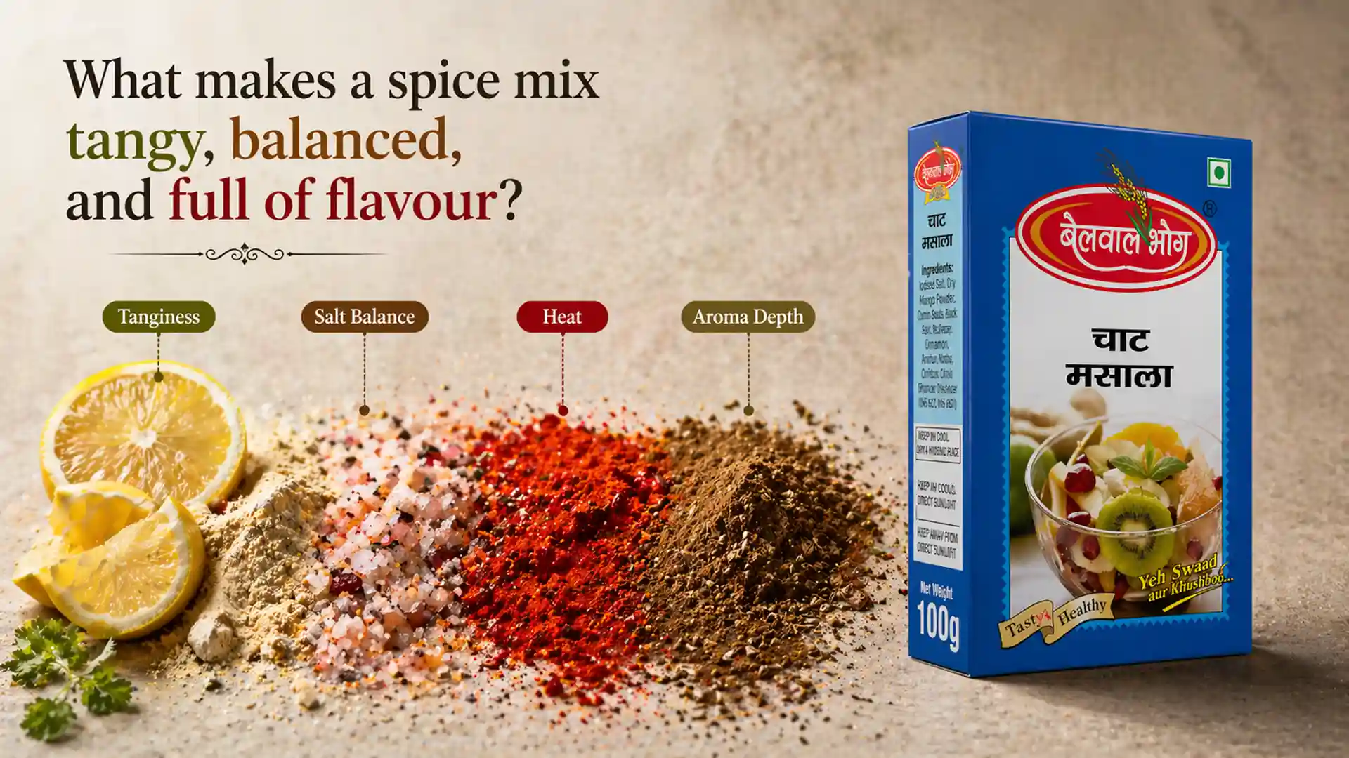 What makes a spice mix tangy, balanced, and full of flavour?