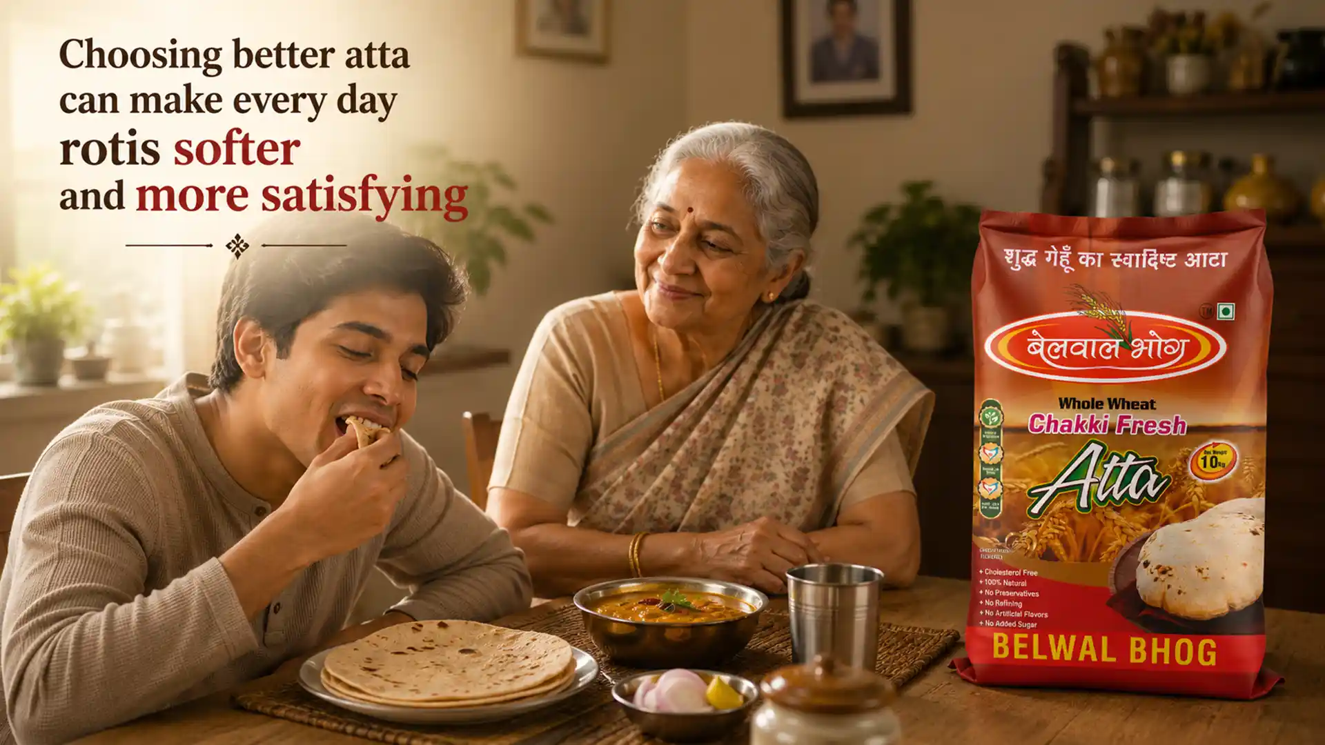 Choosing better atta can make every day rotis softer and more satisfying