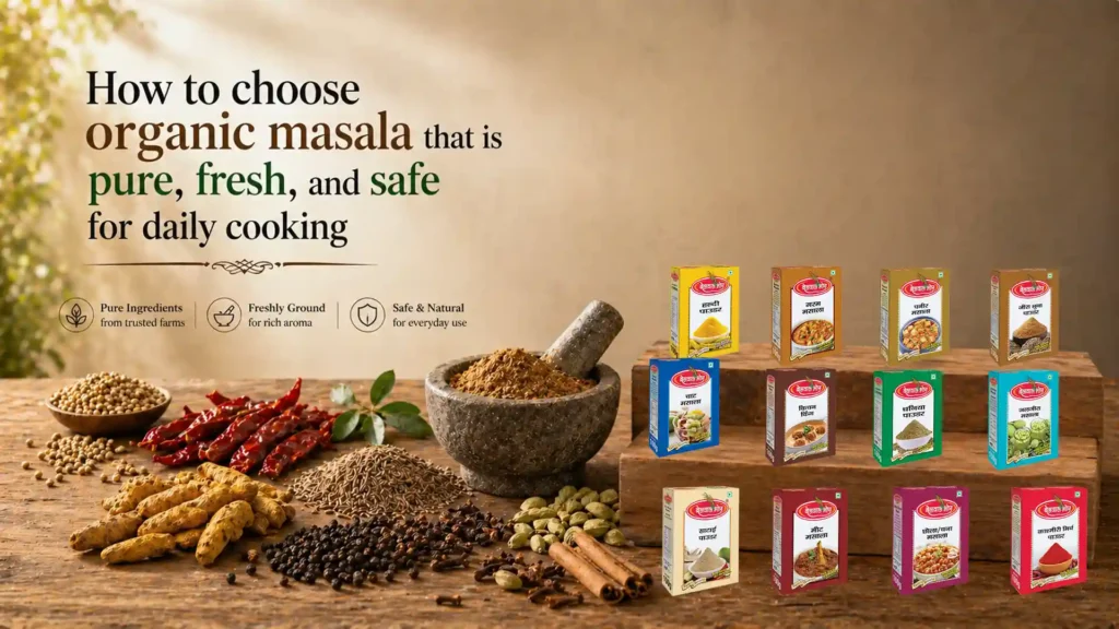Best Organic Masala in Uttarakhand made from natural spices for fresh aroma, pure ingredients, and safe everyday cooking