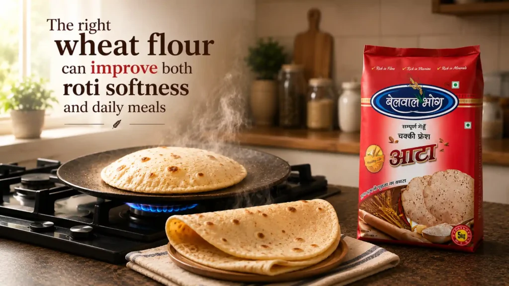Best wheat flour brand in Haldwani offering fresh chakki atta for soft rotis, healthy meals, and nutritious everyday cooking