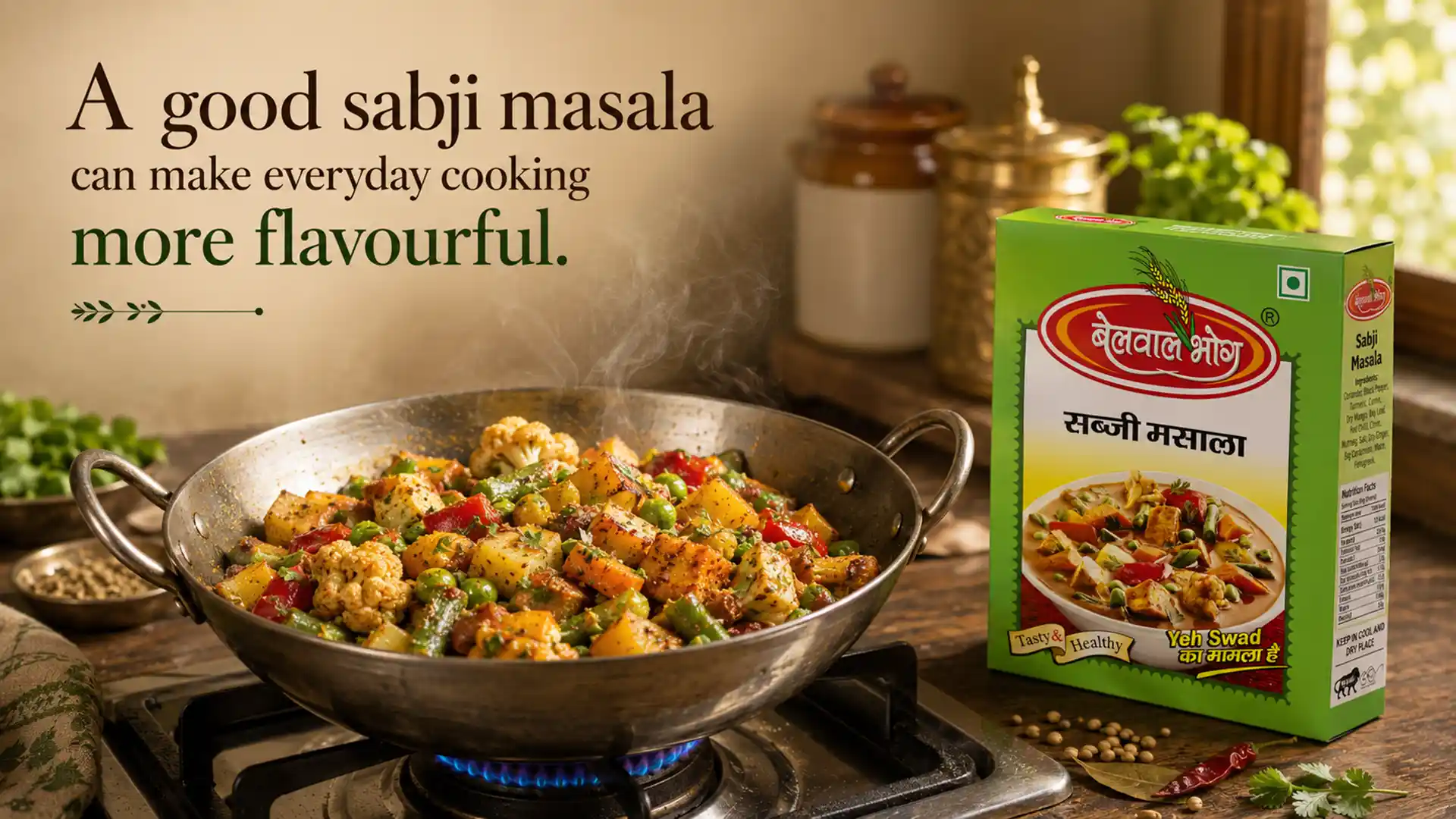 A good sabji masala can make every day cooking more flavourful