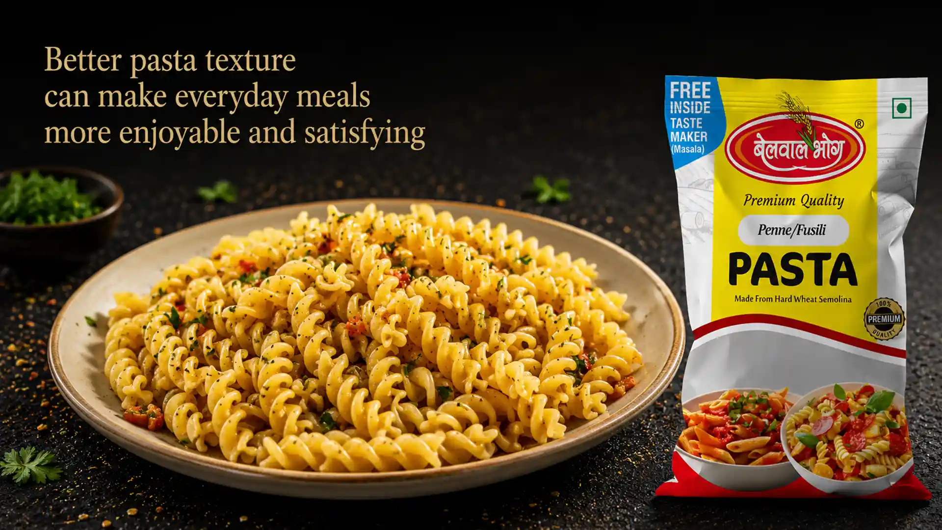 Better pasta texture can make everyday meals more enjoyable and satisfying