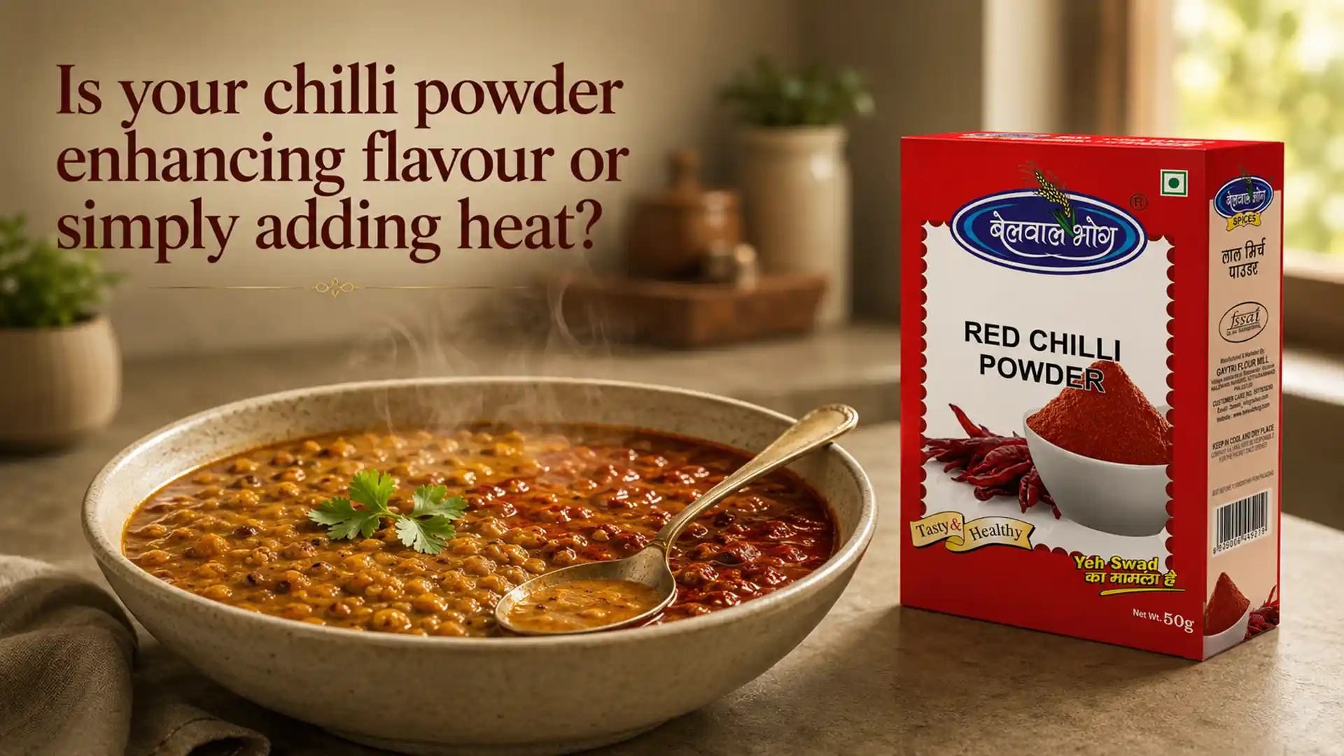 Is your chilli powder enhancing flavour or simply adding heat?