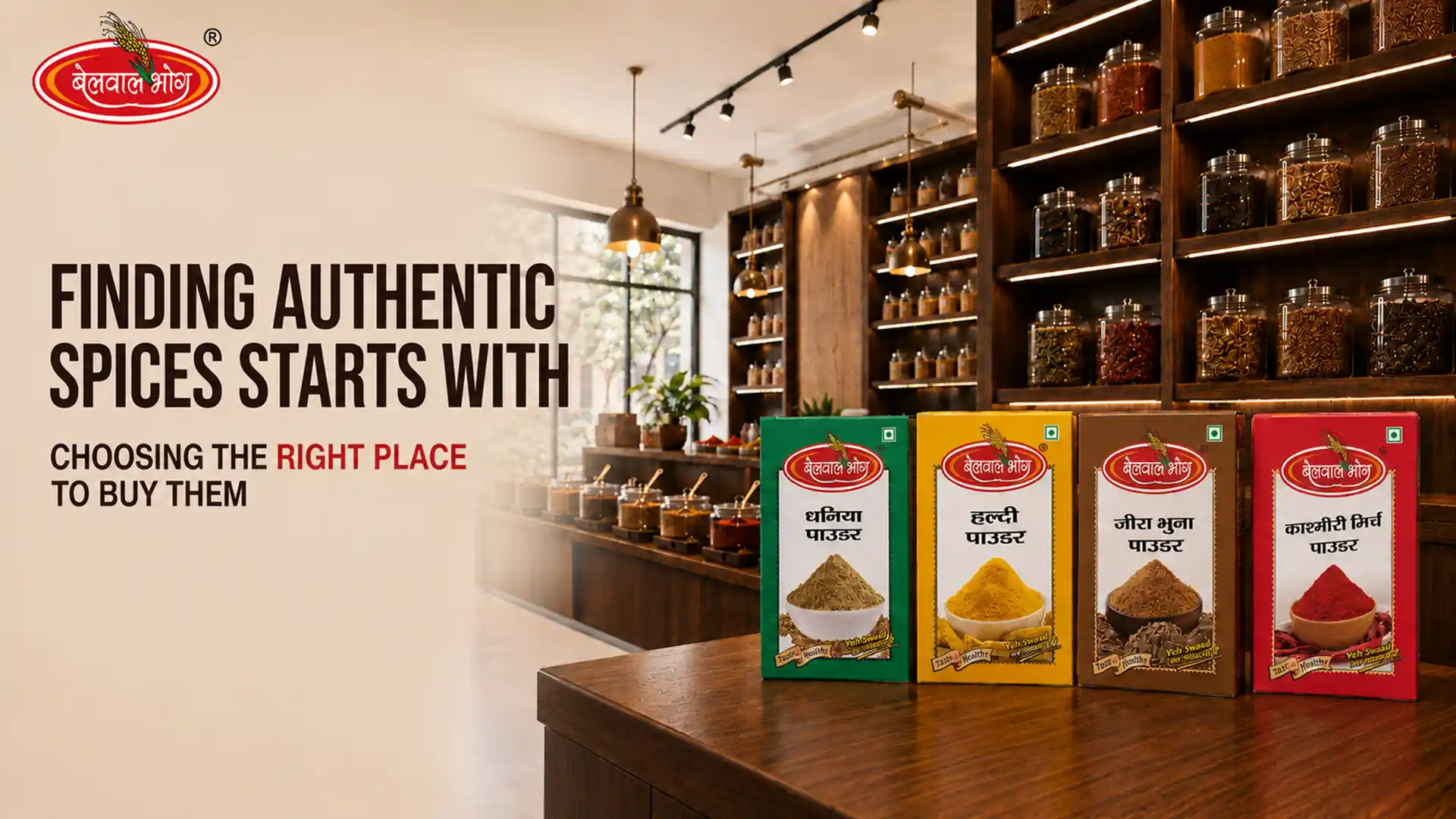 Finding authentic spices starts with choosing the right place to buy them