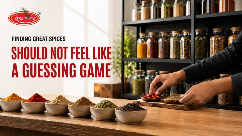 Premium whole and ground spices displayed at the Best Spice Store in India, offering fresh, aromatic, and authentic Indian spice blends.