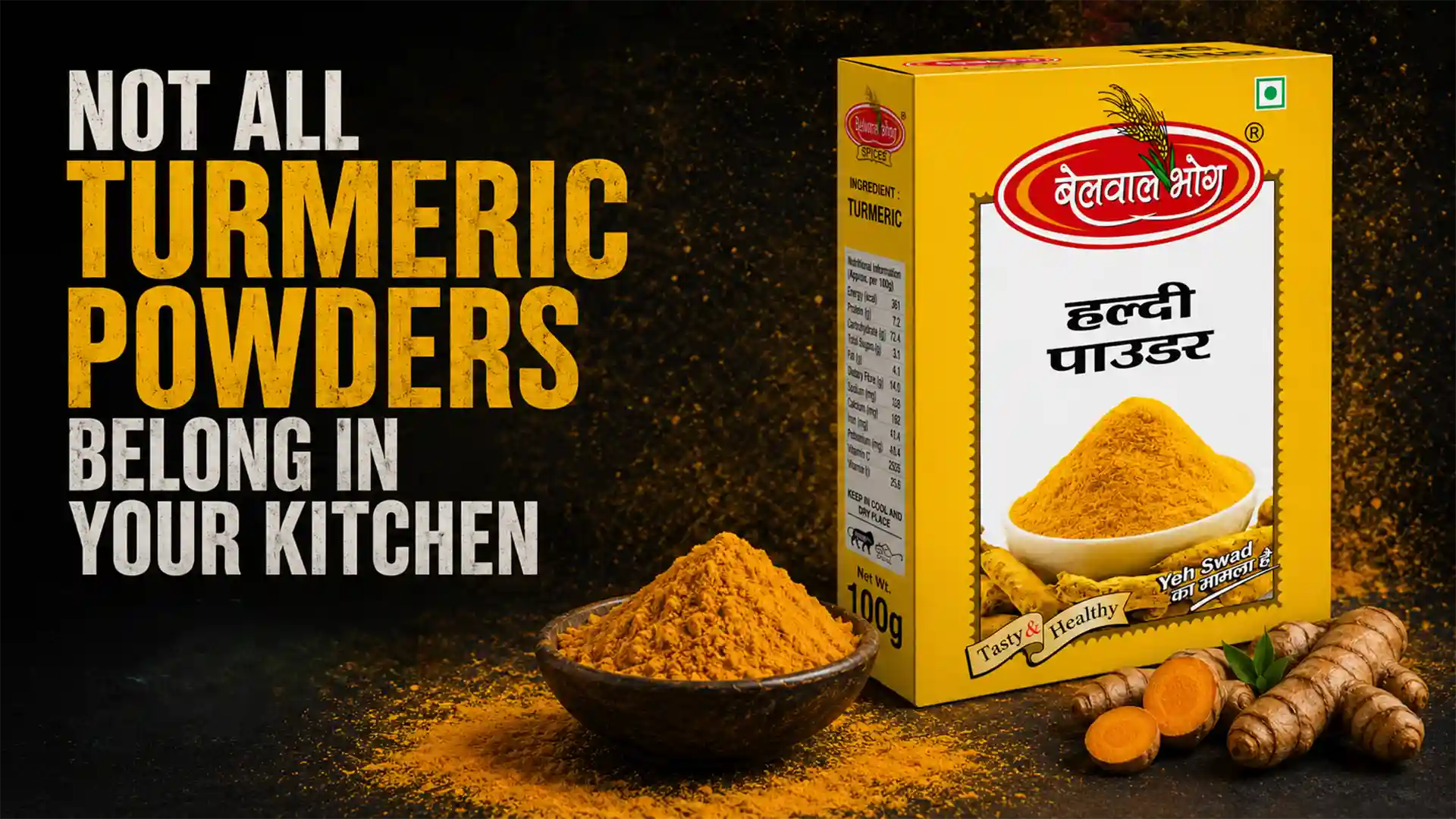 Not all turmeric powders belong in your kitchen—here is why