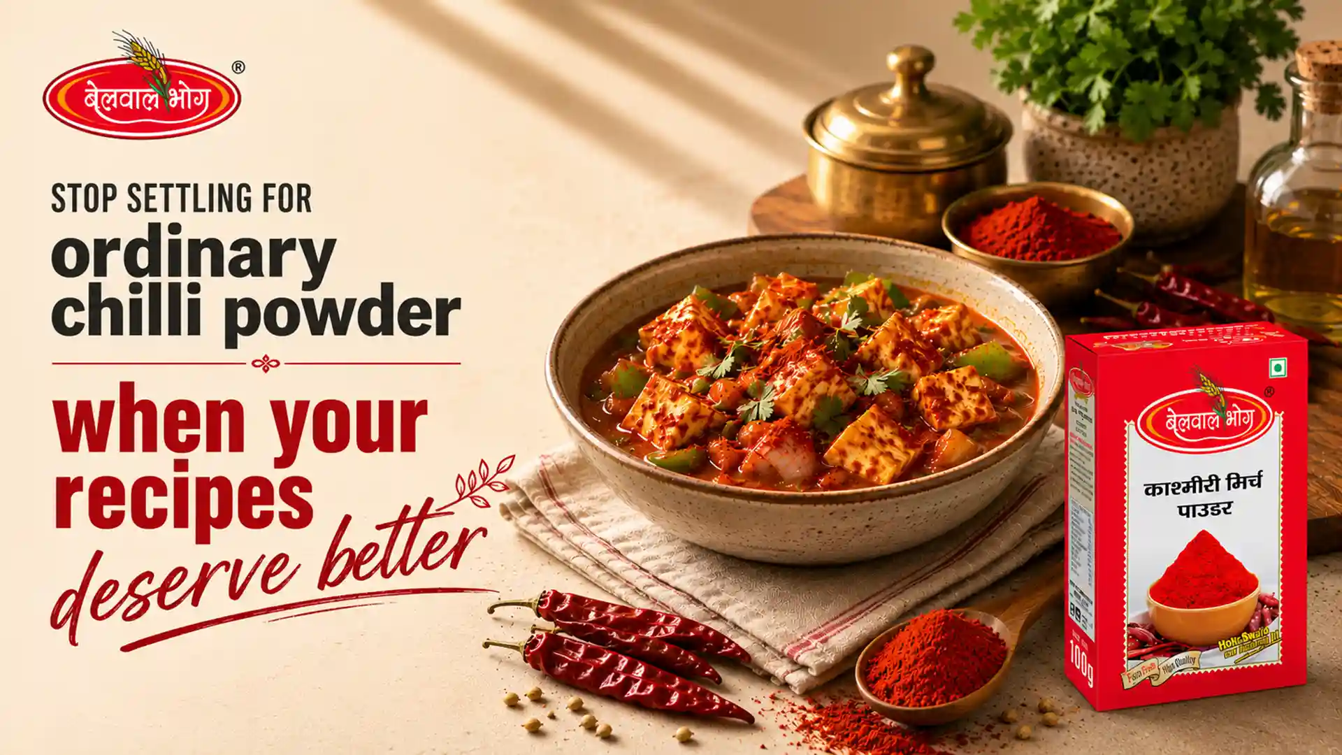 Stop settling for ordinary chilli powder when your recipes deserve better