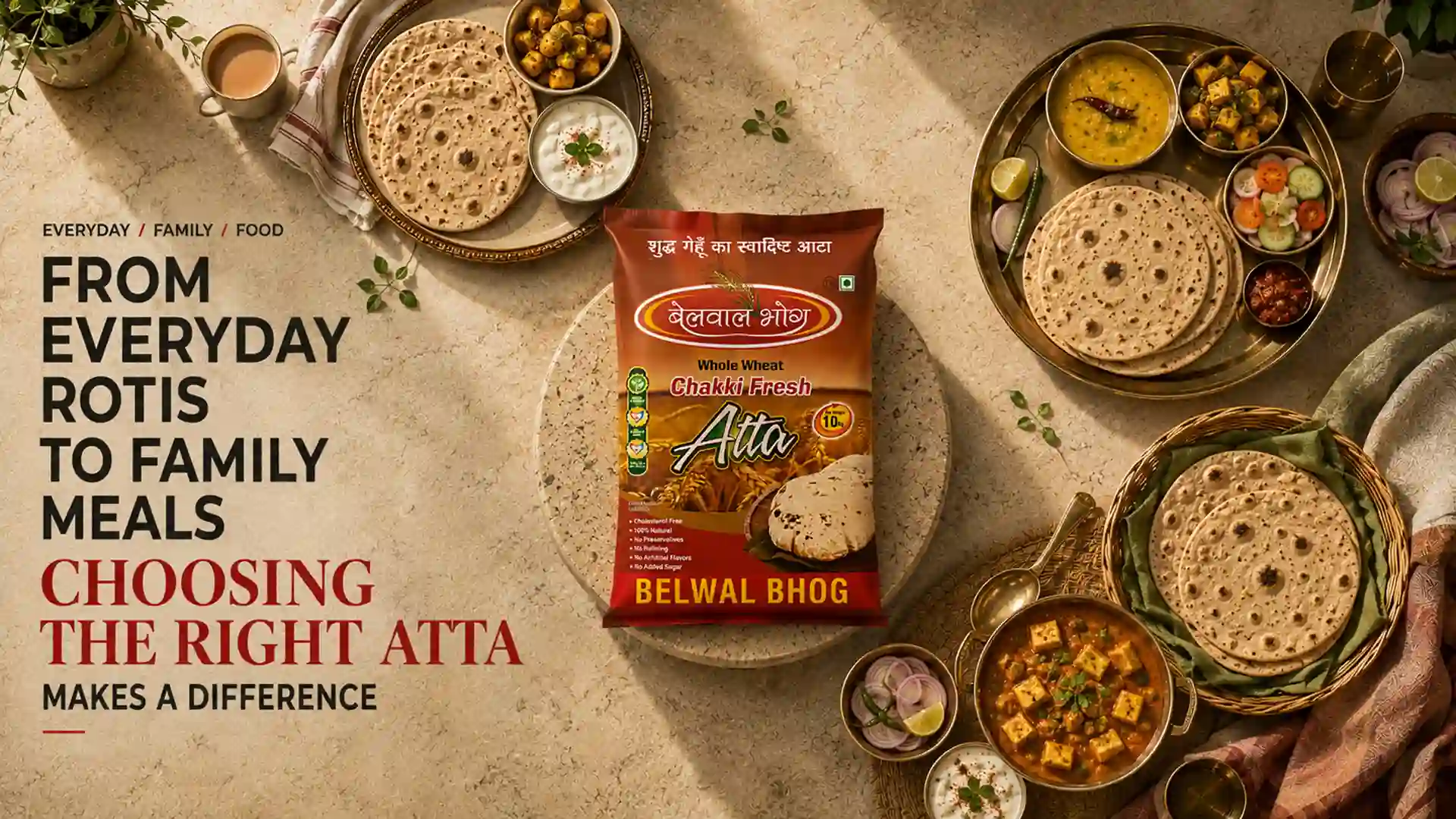 From everyday rotis to family meals, choosing the right atta makes a difference