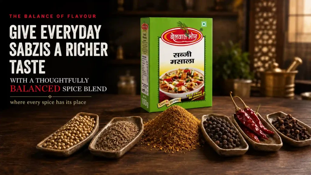 Best Sabji Masala Brand in Kashipur with a balanced blend of aromatic spices