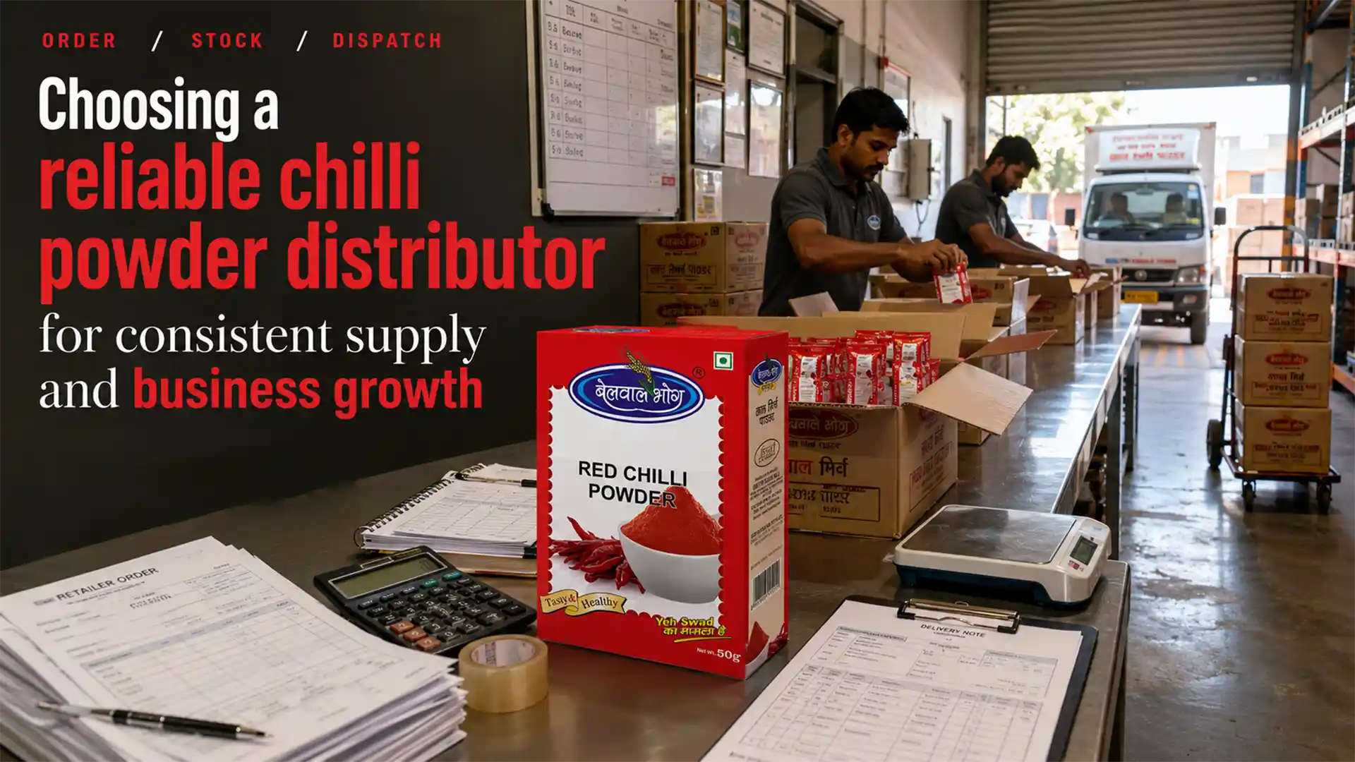 Choosing a reliable chilli powder distributor for consistent supply and business growth