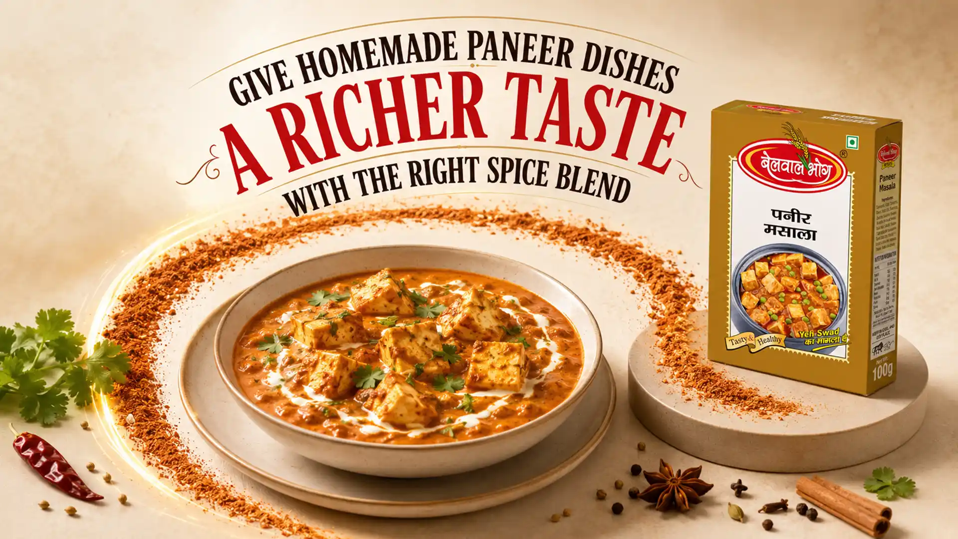 Give homemade paneer dishes a richer taste with the right spice blend